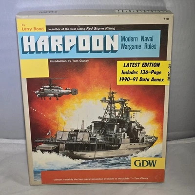 GDW 1987 - ARPOON - Modern Naval Wargame Rules (SIN PERFORAR) por Larry Bond Foto 1 de 3
