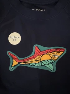 New W/ Tags Boys Rash Guard Size 4/5 (xxs) Slim Fit - Picture 1 of 7