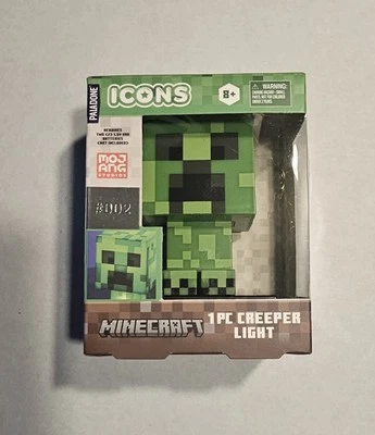Paladone Icons Minecraft Lights up Creeper #002 - Image 1 of 4