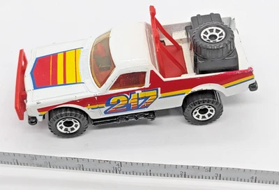 Camioneta Chevy Matchbox Ruff Trek Racing blanca 1977 Macao Foto 1 de 4