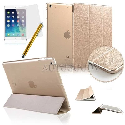 Funda de cuero magnética inteligente delgada triple plegable para Apple iPad Air y Mini 1, 2 y 3 Foto 1 de 2