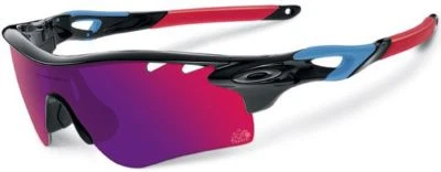 NEW OAKLEY TourDe France Radarlock Path Polished Black Red Iridium G40 OO9181-18 - Image 1 of 4