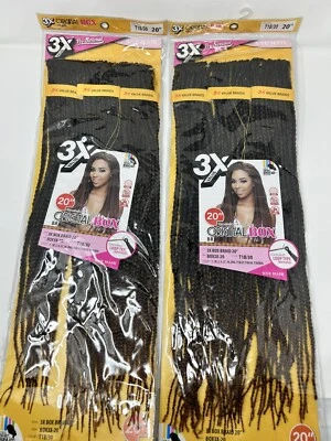 Cabello de Eva - 3X Caja Original Trenza 20" (Mediano) Color T1B/30, 2 PC Foto 1 de 4