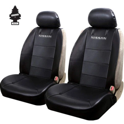 ⭐️⭐️⭐️⭐️⭐New Faux Leather Car Truck SUV Seat Covers For Nissan Universal Fit - Image 1 of 4