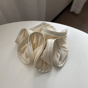 Ponytail Holder Hair Ties Oversized Silky Satin Hair Rope Hair Accessories Solid - Picture 1 of 21