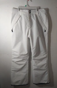Sportscaster Mujer Mediano Pull On Cremallera Nieve Pantalones Blanco Bolsillos - Imagen 1 de 8