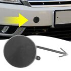 Front Bumper Tow Hook Cap for Passat CC 2013 17 Gloss Black Finish Direct Fit