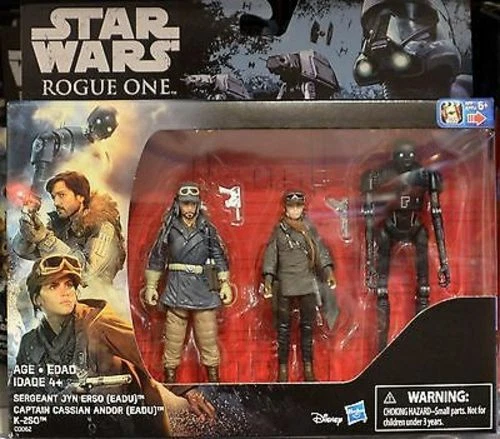 Star Wars Rogue One Sargento Jyn Erso, Capitán Cassian Andor y K-2SO Foto 1 de 1