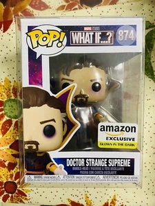 Funko Pop! Marvel: ¿Qué pasaría si...? Dr. Resplandor exclusivo de Amazon Strange Supreme #874 - Imagen 1 de 5
