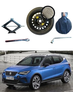 rueda de repuesto galleta 18" PARA SEAT ARONA con gato llave y bolsa 125/70r18 - Imagen 1 de 2