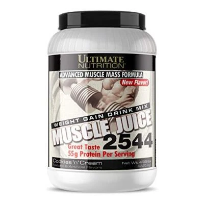 Ultimate Nutrition Muscle Juice 2544 suplemento, 4,96 libras, galletas y crema Foto 1 de 4