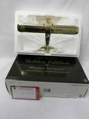 First Gear Shell Bellanca Skyrocket Golden Limited Edition Die Cast Airplane NIB - Image 1 of 4