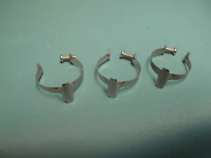 Vintage Shimano Top Tube 25.4 Brake Cable Guide Clip Set of 3 New NOS - Picture 1 of 4