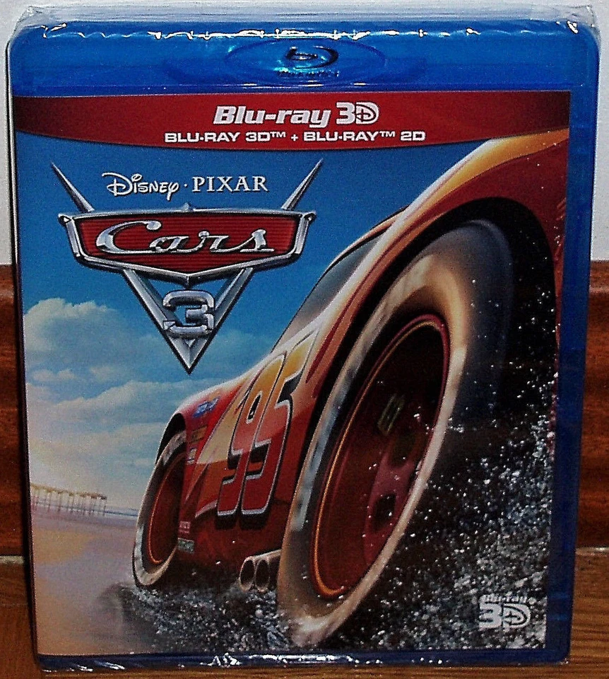 CARS 3 Combo Blu-Ray 3D + Blu-Ray New Sealed Disney Animation (Unopened) R2 - Image 1 of 2