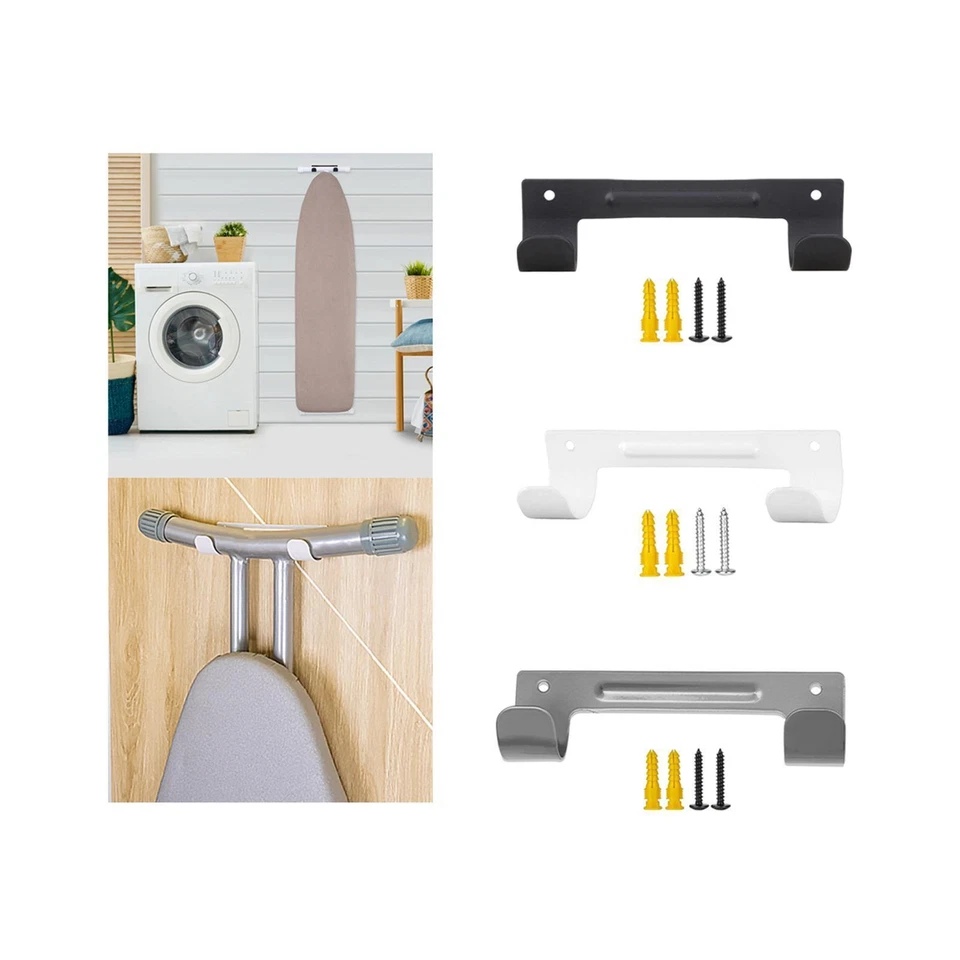 Ironing Board Wall Mount Hanger Iron Board Holder Compact Wall Mounted Ironing - Image 1 of 1