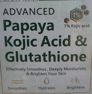 2--Papaya Cream, Kojic Acid Glutathione  Skin Nourishing Resurfacing Face Cream - Picture 1 of 1