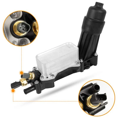 Enfriador de aceite del motor con carcasa de filtro de aceite para Chrysler 200 300 14-2017 68105583AE Foto 1 de 4