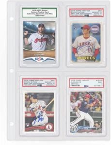 Graded Card Slab Binder Pages for Storage Display Compatible W/40 PSA BGS BCCG - Picture 1 of 1