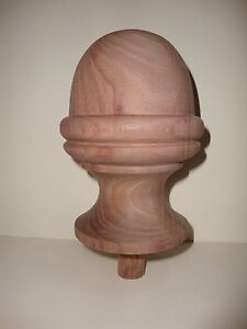 WOOD FINIAL UNFINISHED FOR NEWEL POST FINIAL OR CAP  Finial #21