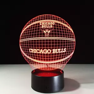 Chicago Bulls Zach LaVine Michael Jordan Collectible Decoration Light Lamp Gift - Picture 1 of 10