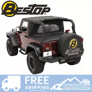 Bestop WrapAround WindJammer - Black Diamond fits 07-18 Jeep Wrangler JK 2 Door - Bild 1 von 3