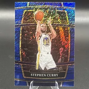 Stephen Curry 2021-22 Panini Select #94 Blue Shimmer Concourse GS Warriors - Picture 1 of 2