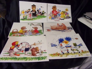 Lot Of 6- Vintage Suzy Spafford prints,GRADUATIONS,CELEBRATIONS,PICNIC+ -1980's - Picture 1 of 7