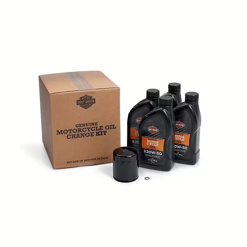 Harley-Davidson 360 Ölwechsel Kit 4 Liter schwarzer Filter 20W50