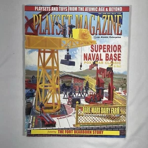 Playset Magazine #21 May June 2005 Marx Dairy Farm Navy Base Fort Dearborn VTG - Picture 1 of 7