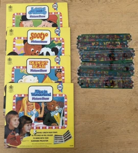 Vintage Chad Valley Picture Show Huge Lot 1975 Sooty Rupert Alice Wonderland - Picture 1 of 7