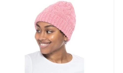 Charter Club 电缆针织雪尼尔豆豆腮红均码 * * VBB — 第 1/1 张图片