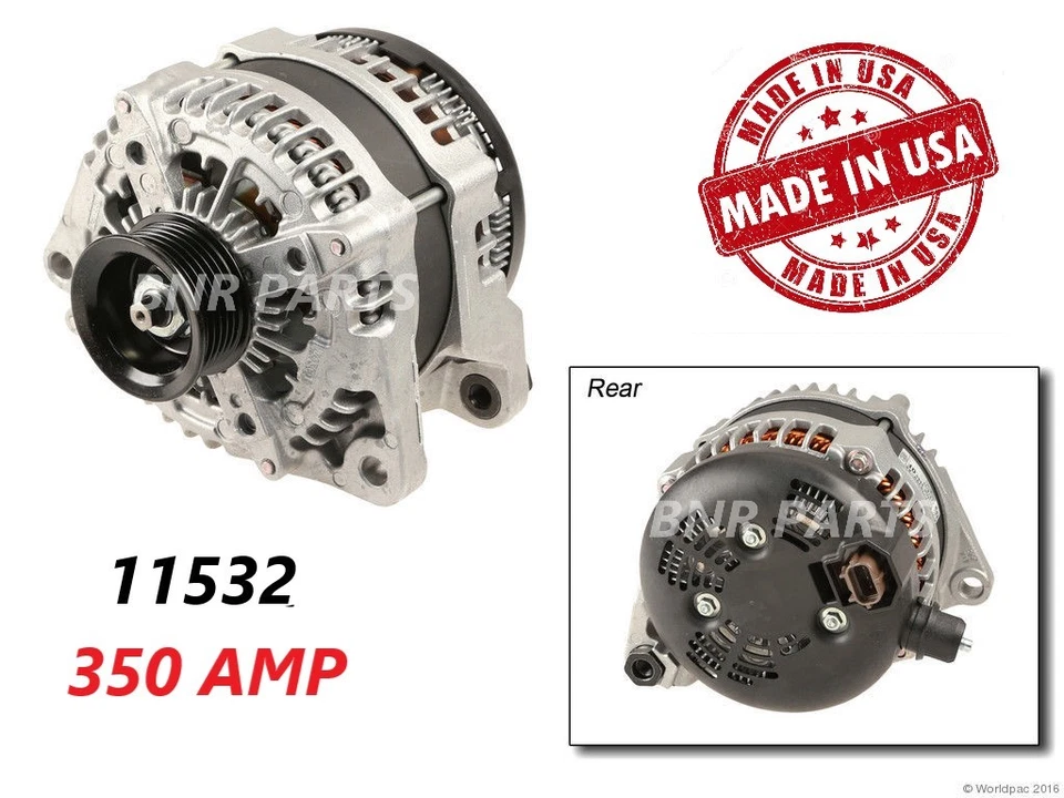 350 Amp 11532 Alternator Lincoln Mark LT Ford F150 5.0L High Performance HD USA - Image 1 of 1