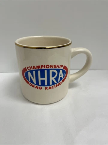NHRA Championship Drag Racing Coffee Mug Cup - Diner Style Cover