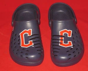 New MLB Cleveland Guardians FOCO Brand Gel Slides Shoes Mens Size 7-8 (Small) - Picture 1 of 6
