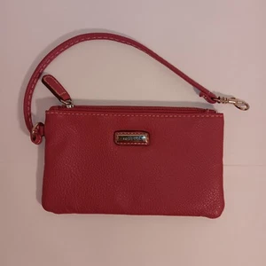 Bolso de muñeca/moneda de cuero rosa Rosetti - Imagen 1 de 5