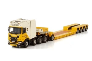 Scania R Highline CR20H Lowloader modelli Aertssen WSI 01-3760 1:50 - Foto 1 di 3