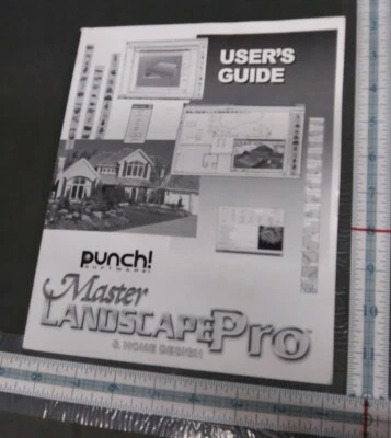 Punch Software Master Landscape Pro Home Design User's Guide Manual Only - Image 1 of 4