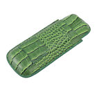 (Green)Cigar Box Holder Good Air Permeability Cigar Box Wear Resistant Leather