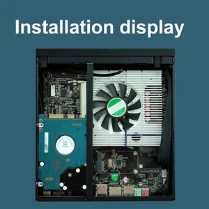 Rapid Heat Dissipation Desktop Case Mini Computer Chassis Compact Itx with Vesa - Picture 1 of 9