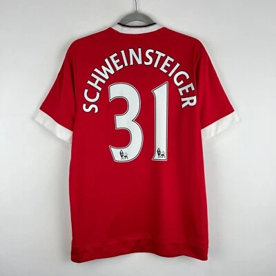 Camiseta de fútbol local Adidas Manchester United 2015/2016 talla M Schweinsteiger Foto 1 de 4