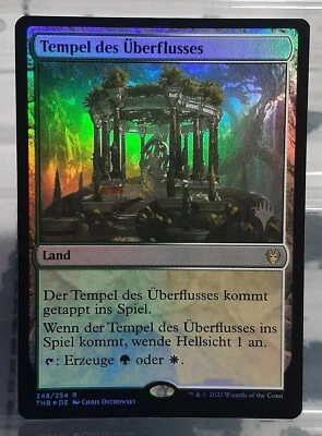 Magic - Tempel des Überflusses (V.1) - Rare/Foil - Theros Beyon Death: Promo -NM - Bild 1 von 3