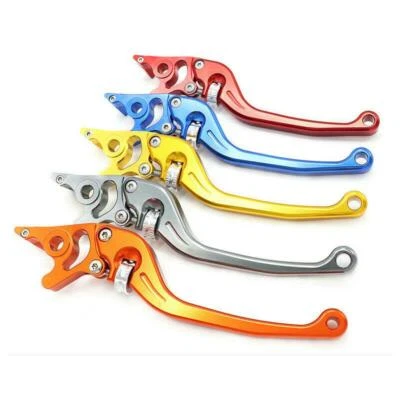 Manillar de moto universal 1 par de palancas de embrague de freno CNC anticaída  Foto 1 de 4