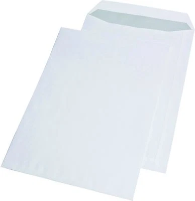 PACKSMART 50/100/250 Versandtaschen Briefumschlag C4 ohne Fenster weiß 229x324mm (124105)