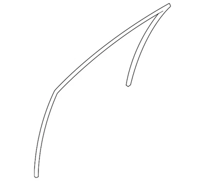 正品日产玻璃运行橡胶前门左手 80331-6R2B — 第 1/2 张图片