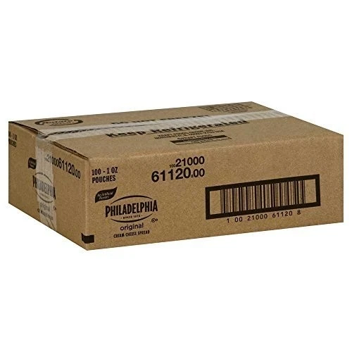 Espalhamento de queijo creme original Kraft Philadelphia - Bolsa, 1 onça -- 100 por estojo - Imagem 1 de 1