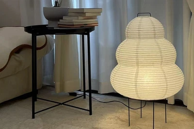 Isamu Noguchi AKARI 24N Interruptor de atenuación de 10 niveles Reproducción Pantalla de lámpara [Nuevo] Foto 1 de 4