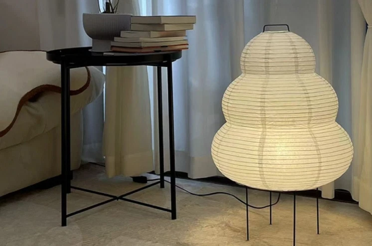 Isamu Noguchi Akari 24n Lamp Shade Only Washi Paper Japanese Light Japan F/s