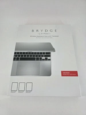 Brydge MAX + Keyboard Case for 12.9" Apple iPad Pro 3rd/4th/5th Gen. - White - Image 1 of 4