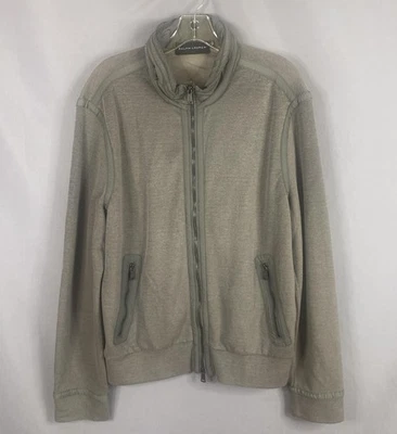 Chaqueta Ralph Lauren Etiqueta Negra Para Hombre Grande Gris Verde Cremallera Completa Empacable Capucha Foto 1 de 4