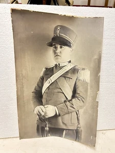 GRANDE FOTO MILITARE VECCHIA FOTOGRAFIA OLD PHOTOGRAPH - Picture 1 of 2